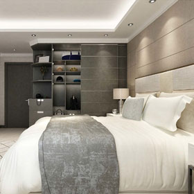 霍尔茨全屋定制 卧室转角衣柜 